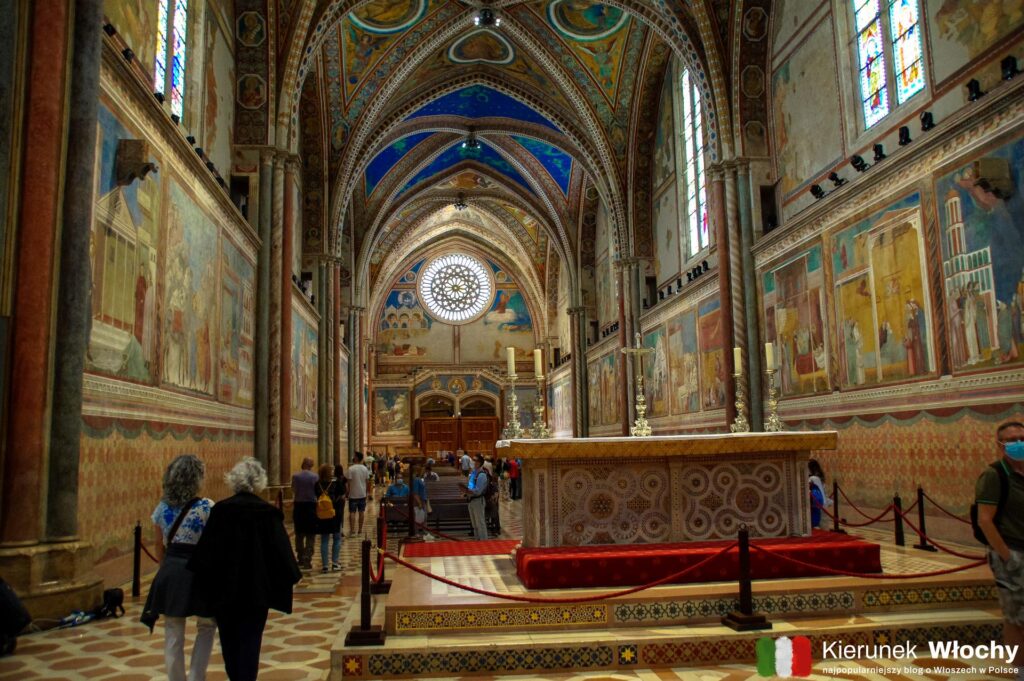 Kościół górny, Bazylika św. Franciszka w Asyżu, Umbria, Włochy (fot. Łukasz Ropczyński, kierunekwlochy.pl)