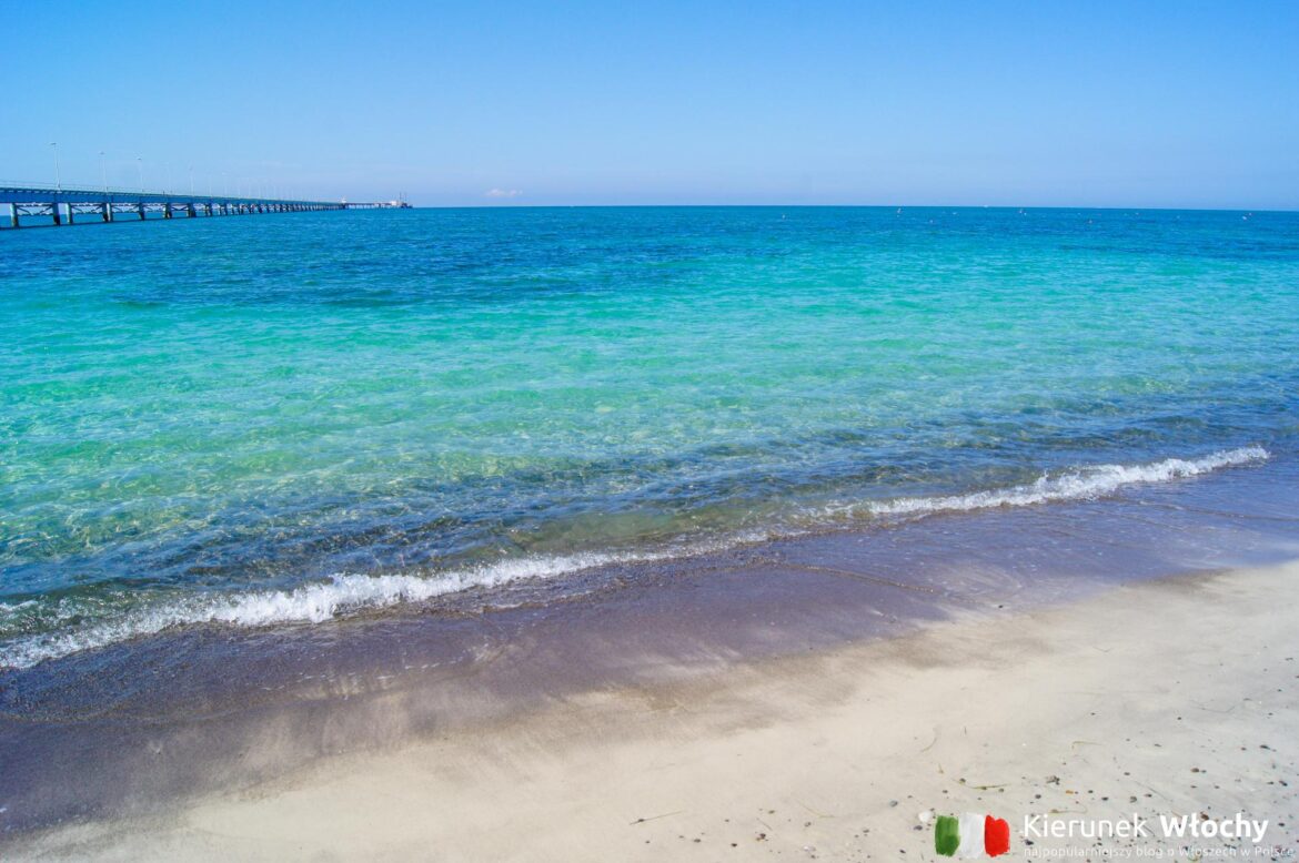 Rosignano Marittimo / Vada – biała plaża w Toskanii, „chemiczne Karaiby” (fot. Łukasz Ropczyński, kierunekwlochy.pl) Rosignano Marittimo / Vada - biała plaża w Toskanii, "chemiczne Karaiby" (fot. Łukasz Ropczyński, kierunekwlochy.pl)