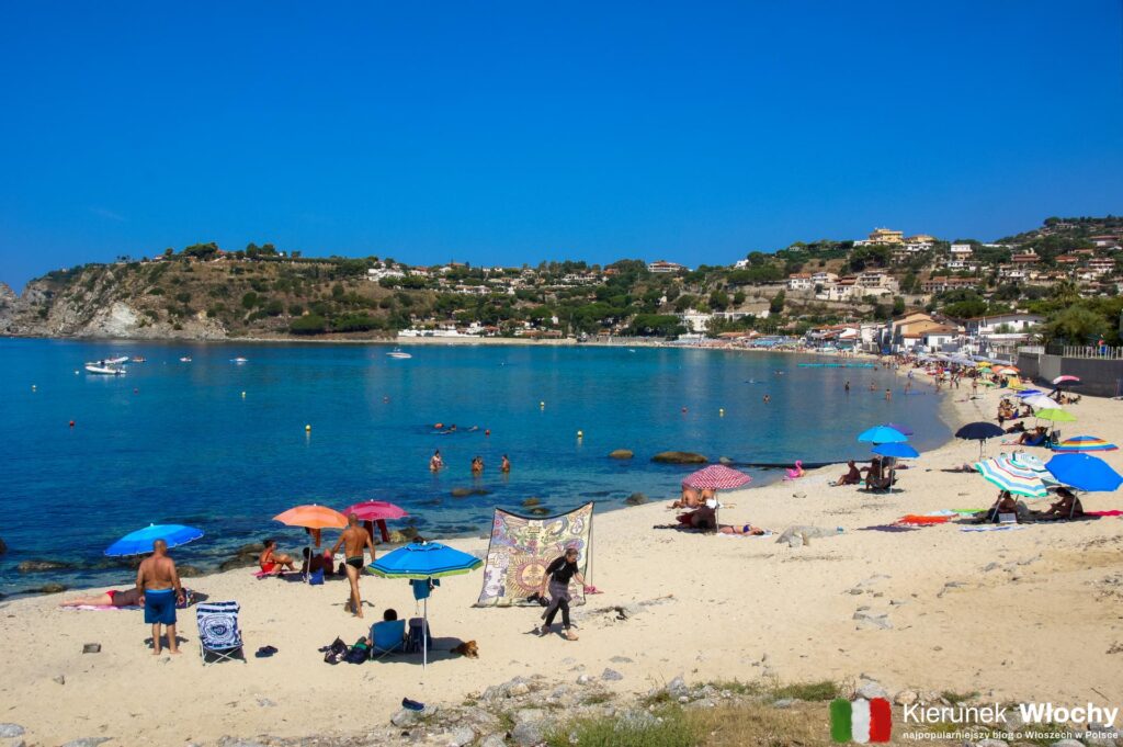 plaża Santa Maria, Capo Vaticano, Kalabria, Włochy (fot. Łukasz Ropczyński, kierunekwlochy.pl)