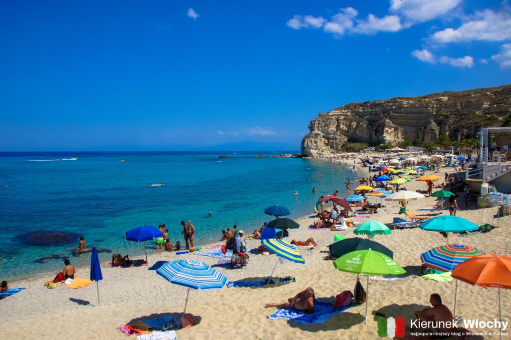 plaża Riaci, Capo Vaticano, Kalabria, Włochy (fot. Łukasz Ropczyński, kierunekwlochy.pl)