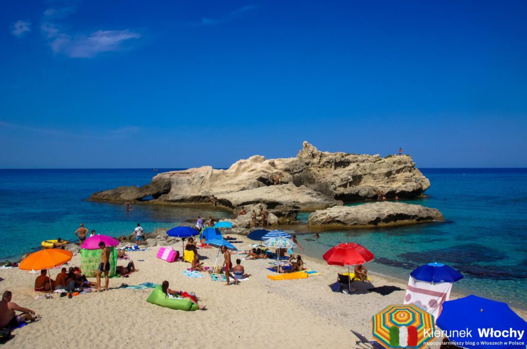 plaża Riaci, Capo Vaticano, Kalabria, Włochy (fot. Łukasz Ropczyński, kierunekwlochy.pl)