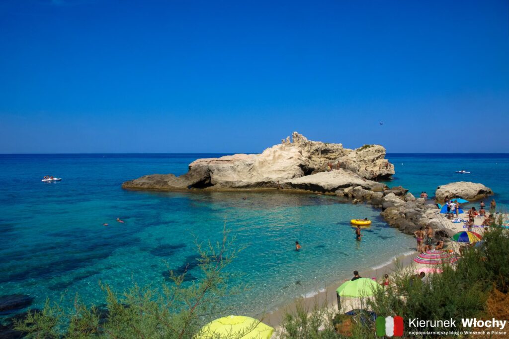 plaża Riaci, Capo Vaticano, Kalabria, Włochy (fot. Łukasz Ropczyński, kierunekwlochy.pl)