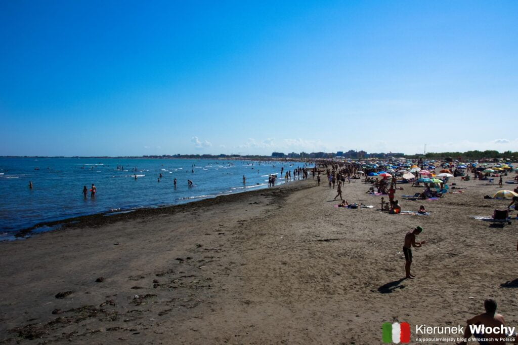 plaża w Chioggia Sottomarina, Wenecja Euganejska, Włochy (fot. Łukasz Ropczyński, kierunekwlochy.pl)