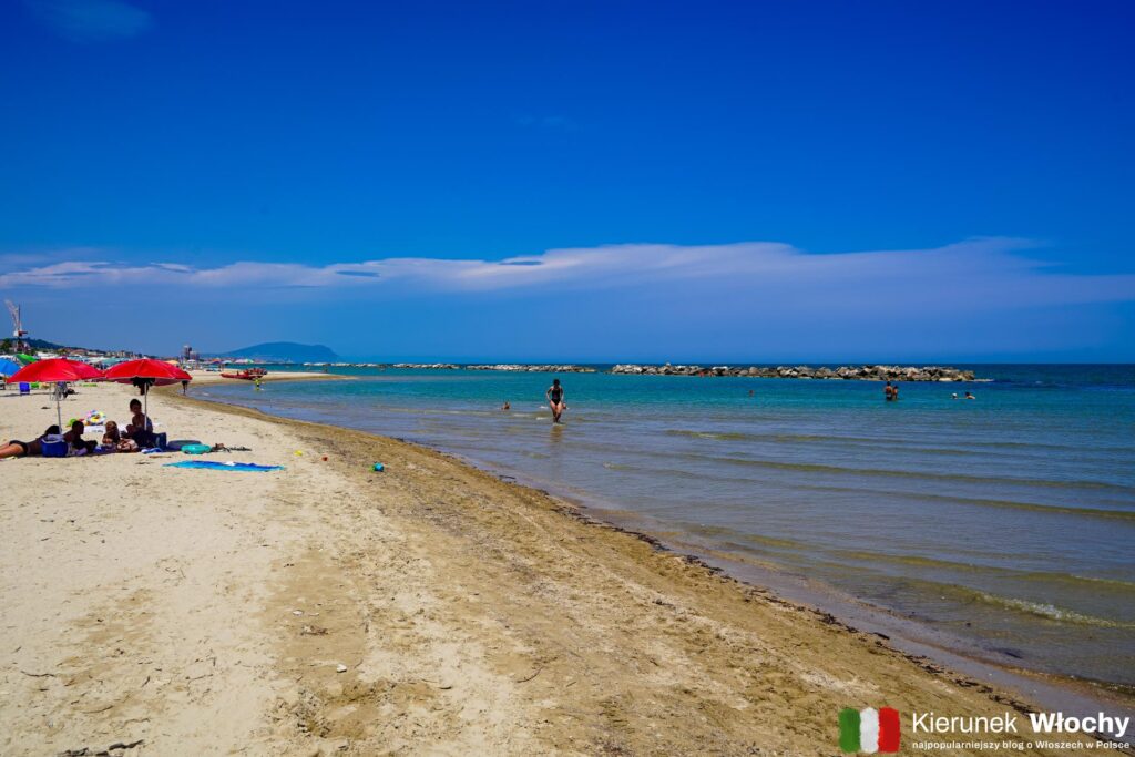 plaża w Civitanova Marche, Włochy (fot. Łukasz Ropczyński, kierunekwlochy.pl)