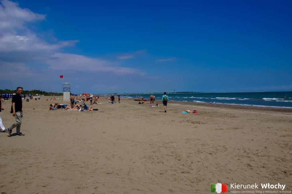 miejska plaża w Lido di Venezia (fot. Łukasz Ropczyński, kierunekwlochy.pl)