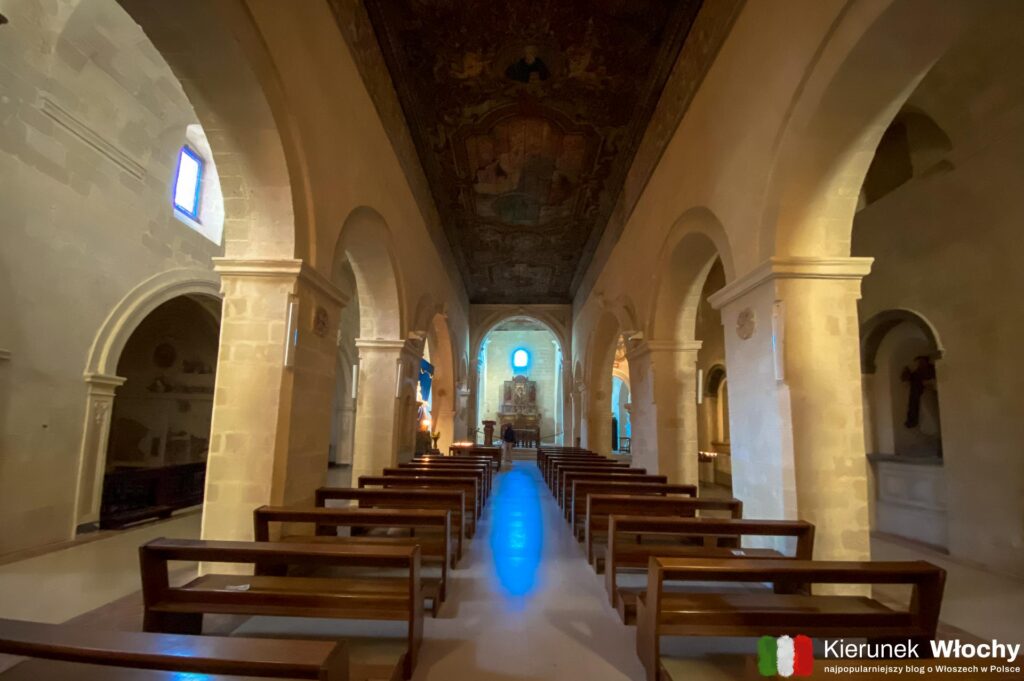 wnętrze kościoła San Pietro Caveoso, Matera, Bazylikata, Włochy (fot. Łukasz Ropczyński, kierunekwlochy.pl)