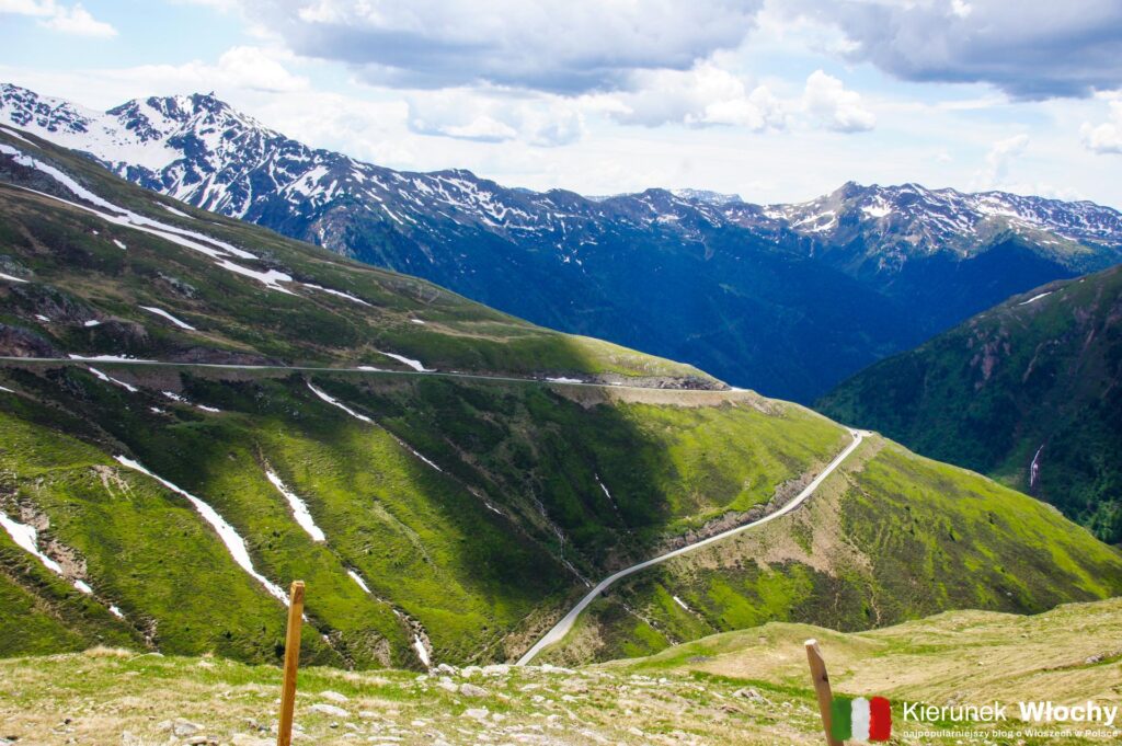 trasa przez przełęcz Penser Joch / Passo di Pennes, Południowy Tyrol, Włochy (fot. Łukasz Ropczyński, kierunekwlochy.pl)