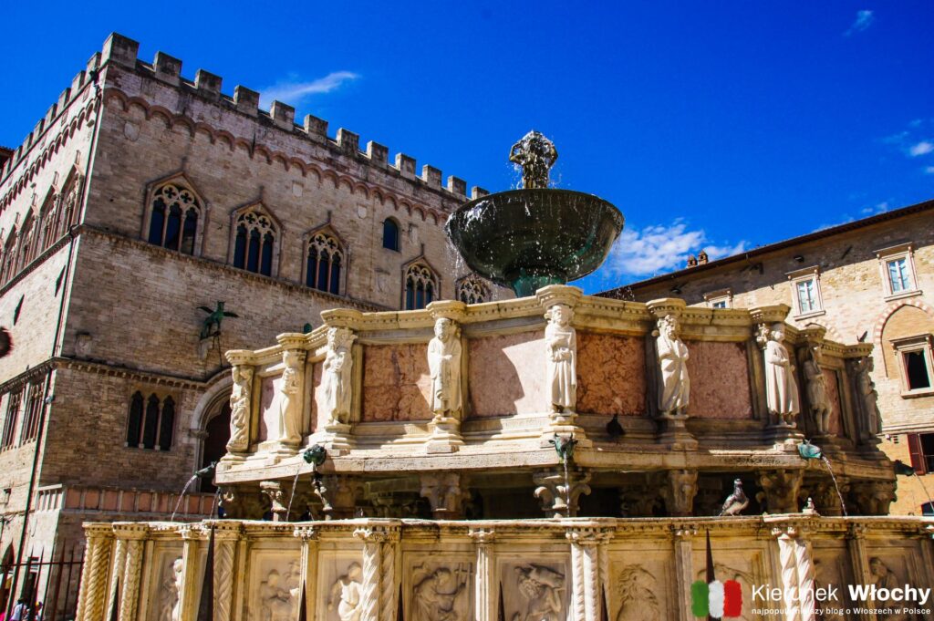 Fontanna Maggiore, Perugia, Umbria, Włochy (fot. Łukasz Ropczyński, kierunekwlochy.pl)