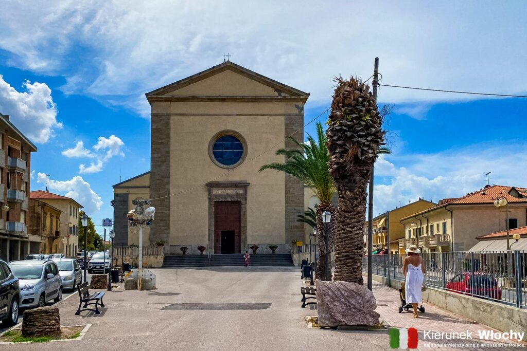 kościół San Vincenzo Ferreri, znajdujący się w centrum San Vincenzo, Toskania, Włochy (fot. Łukasz Ropczyński, kierunekwlochy.pl)
