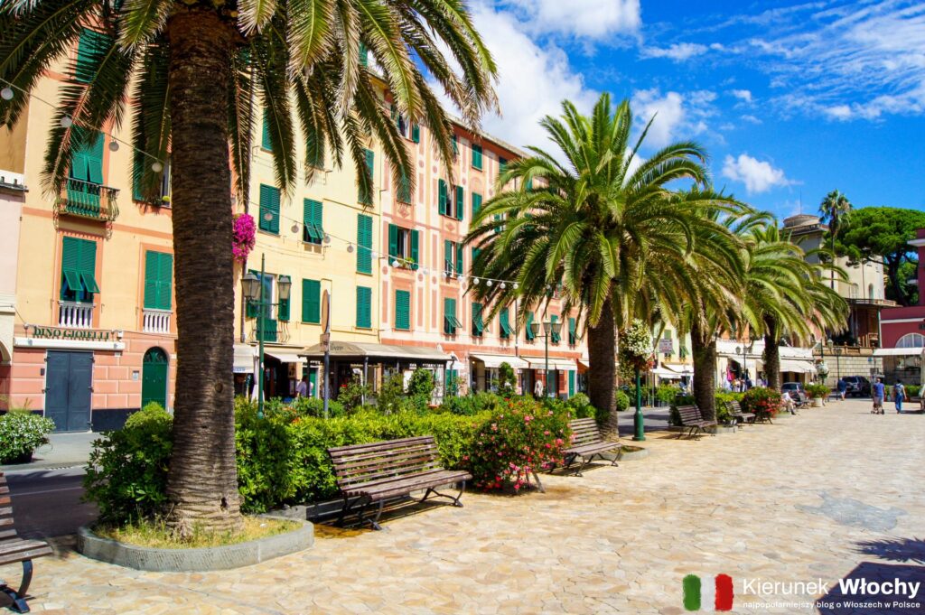 promenada w Santa Margherita Ligure, Liguria, Włochy (fot. Łukasz Ropczyński, kierunekwlochy.pl)