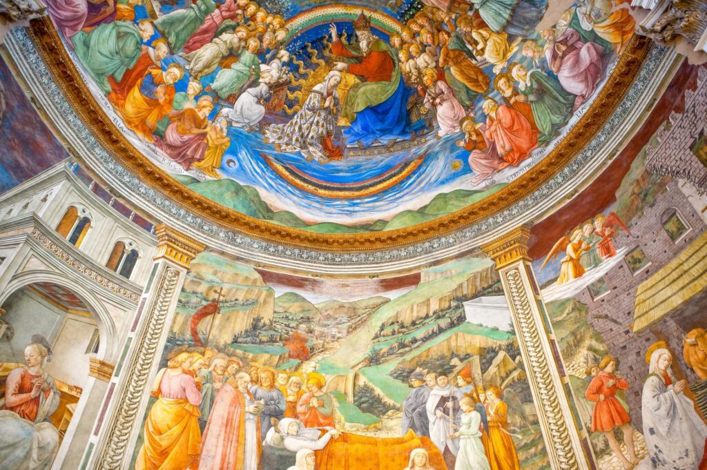 freski Filippo Lippiego w katedrze w Spoleto (fot. giuseppemasci.me.com)