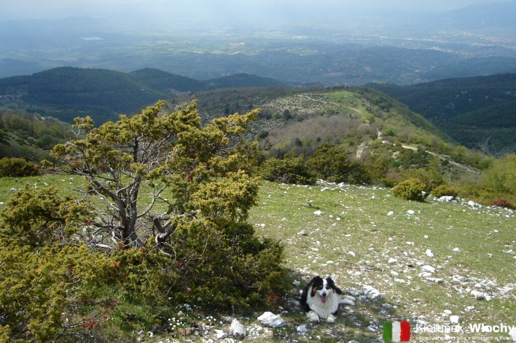 góry wzdłuż drogi Località I Prati, około 5 km za Stroncone, Umbria, Włochy (fot. Łukasz Ropczyński, kierunekwlochy.pl)