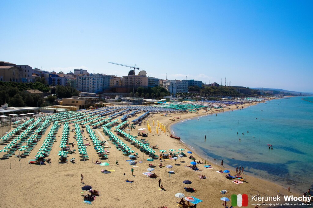 plaża Sant'Antonio w Termoli, Molise, Włochy (fot. Łukasz Ropczyński, kierunekwlochy.pl)