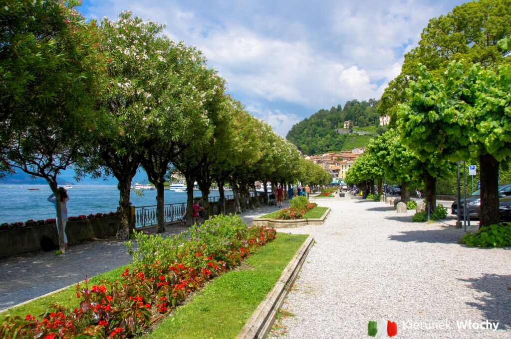 promenada Lungolago Europa w Bellagio, jezioro Como, Lombardia, Włochy (fot. Łukasz Ropczyński, kierunekwlochy.pl)
