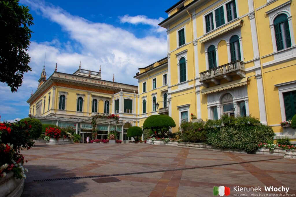 Villa Serbelloni, w której obecnie znajduje się hotel, Bellagio, jezioro Como, Lombardia, Włochy (fot. Łukasz Ropczyński, kierunekwlochy.pl)