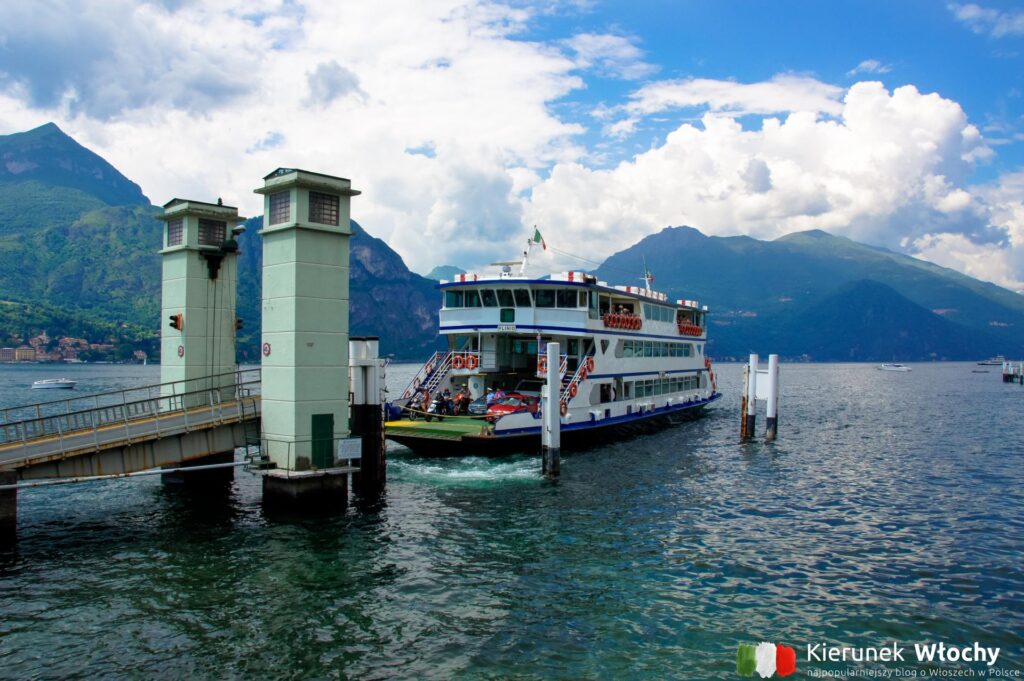 prom Navigazione Lago di Como (Corse Traghetto) na jeziorze Como, Lombardia, Włochy (fot. Łukasz Ropczyński, kierunekwlochy.pl)