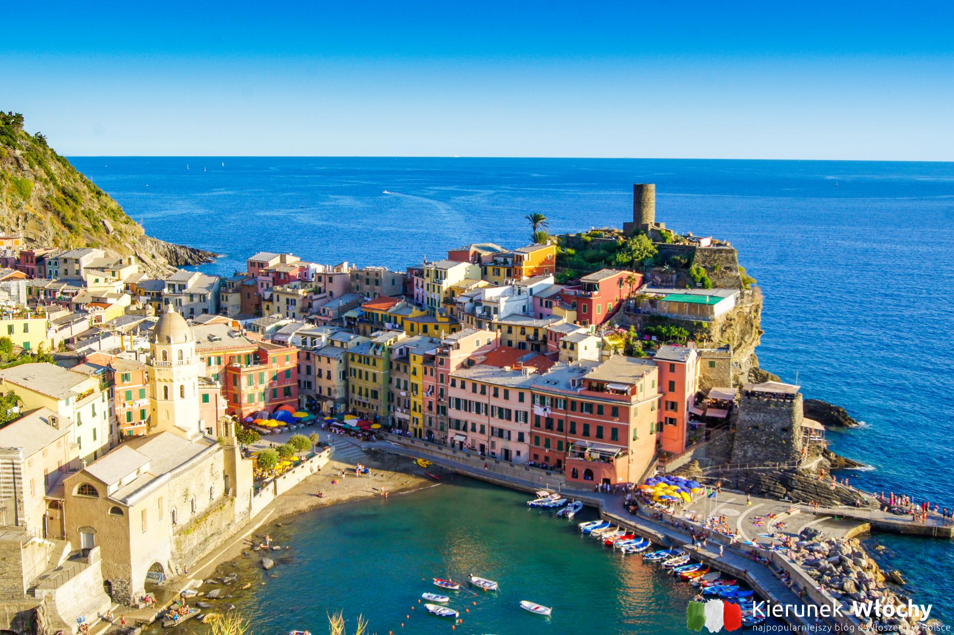 Vernazza, Cinque Terre, Liguria, Włochy (fot. Łukasz Ropczyński, kierunekwlochy.pl)
