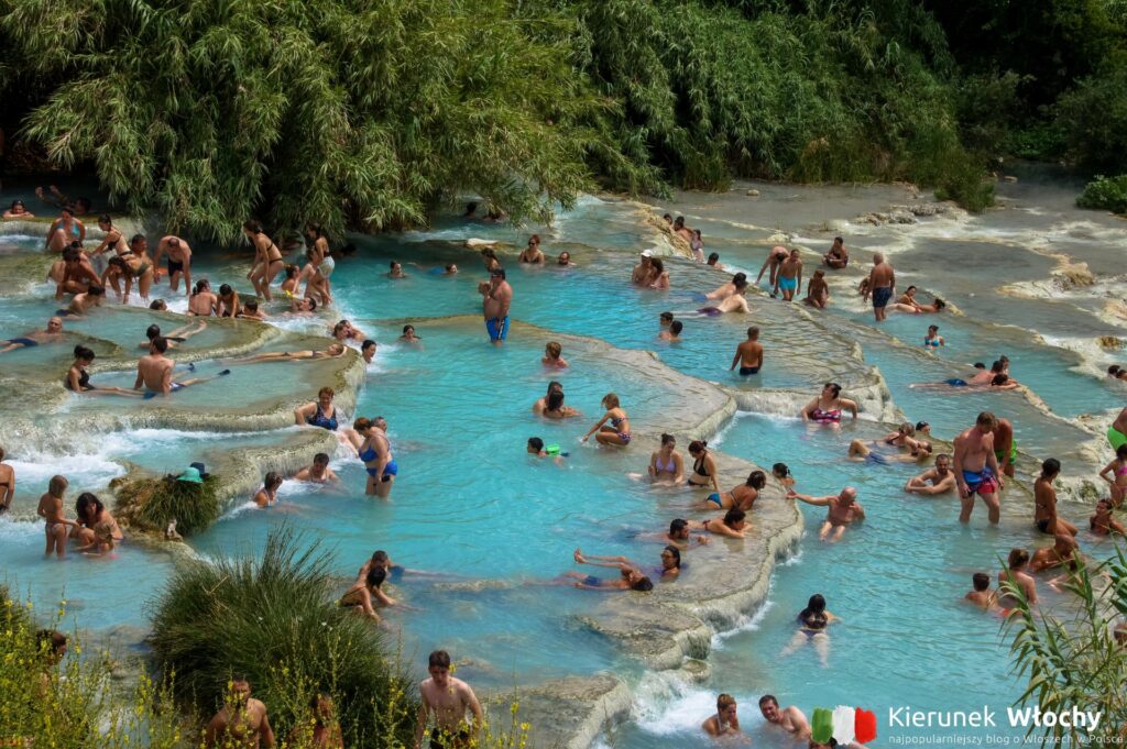 termy w Toskanii Cascate del Mulino określane są także jako Terme di Saturnia, Włochy (fot. Łukasz Ropczyński, kierunekwlochy.pl)