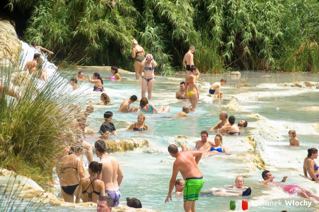 gorące źródła termalne w Toskanii, Terme di Saturnia (fot. Łukasz Ropczyński, kierunekwlochy.pl)