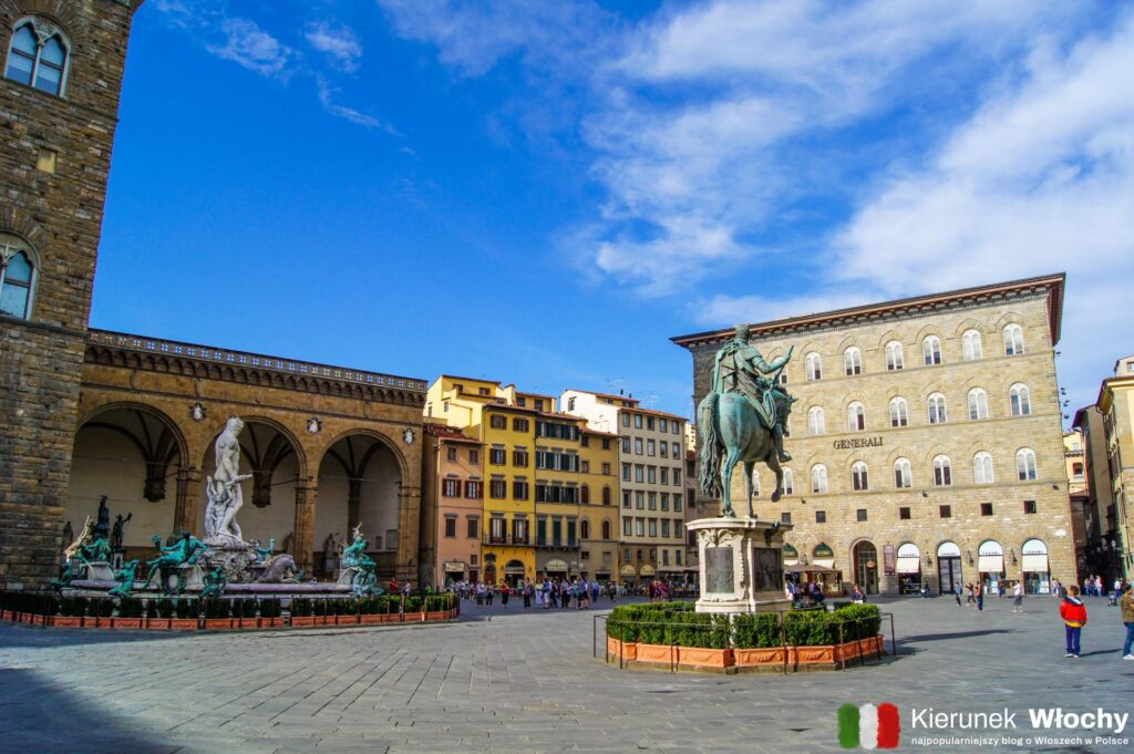 Piazza della Signoria, Florencja, Włochy (fot. Łukasz Ropczyński, kierunekwlochy.pl)