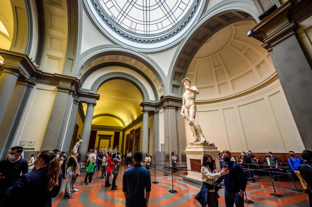 Dawida Michała Anioła jest najważniejszym dziełem w Gallerii dell'Accademia we Florencji (fot. Ondrej Bucek)
