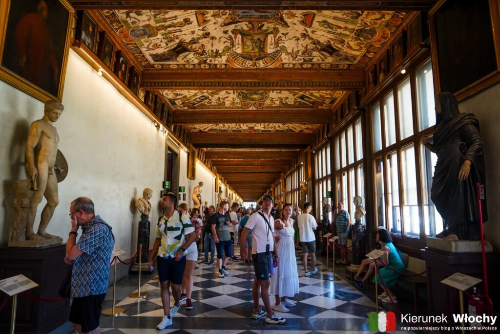 Galleria degli Uffizi, Florencja, Toskania, Włochy (fot. Łukasz Ropczyński, kierunekwlochy.pl)