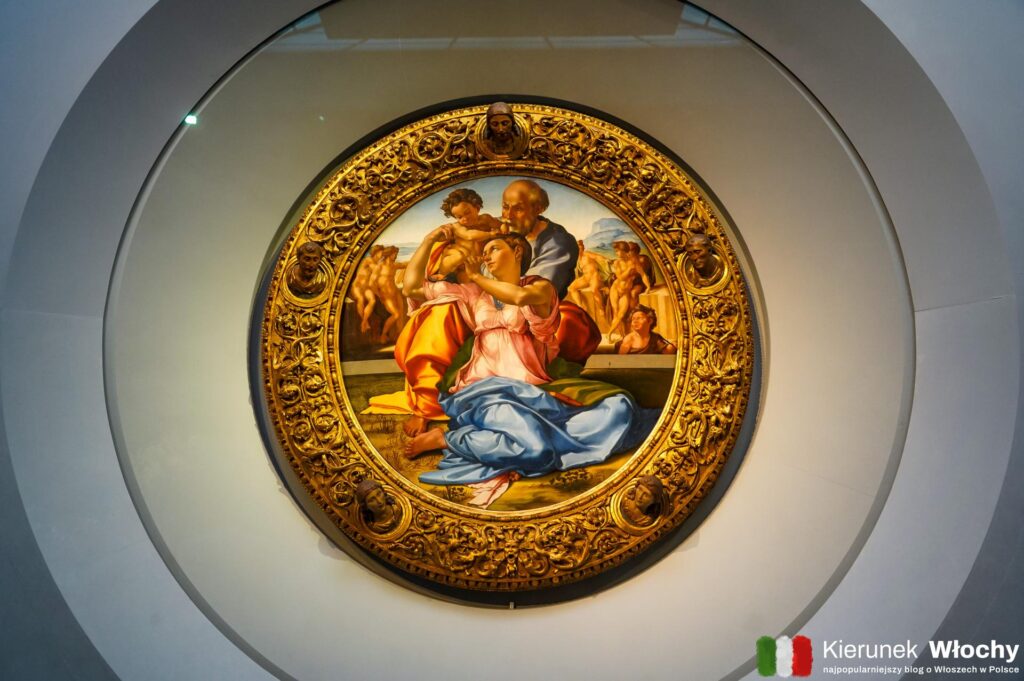 Michał Anioł – "Tondo Doni" w Gallerii degli Uffizi, Florencja, Toskania, Włochy (fot. Łukasz Ropczyński, kierunekwlochy.pl)
