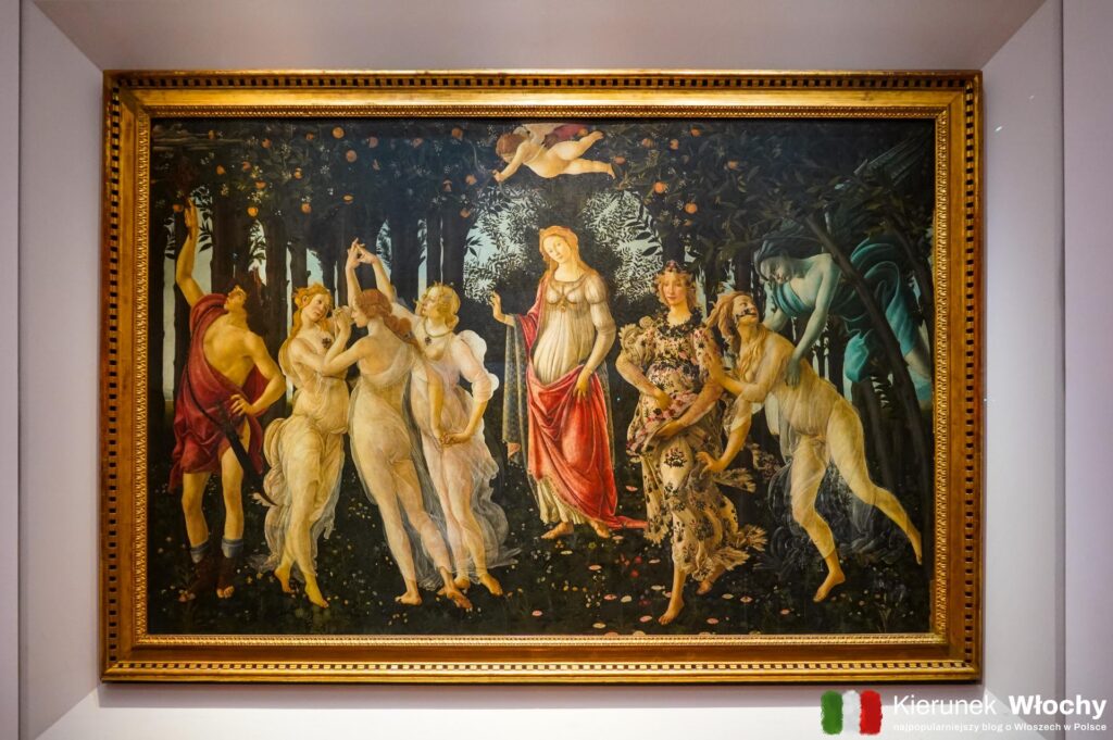 Sandro Botticelli – "Wiosna" w Gallerii degli Uffizi, Florencja, Toskania, Włochy (fot. Łukasz Ropczyński, kierunekwlochy.pl)