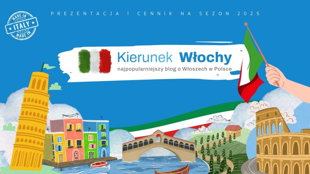 Kierunek Włochy - folder z ofertą i cennikiem współpracy na sezon 2025