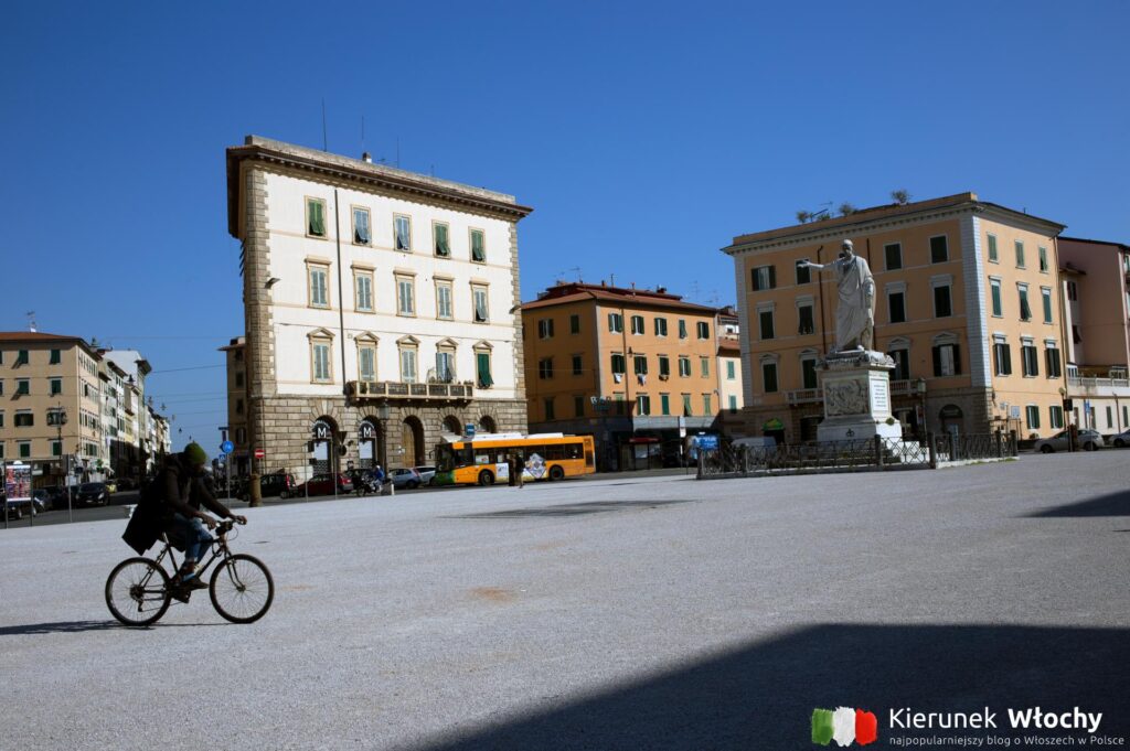 Piazza della Republica w Livorno, Toskania, Włochy (fot. Katarzyna Szczytowska)