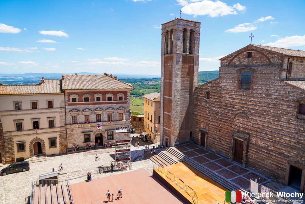 Piazza Grande w Montepulciano, Toskania, Włochy (fot. Łukasz Ropczyński, kierunekwlochy.pl)
