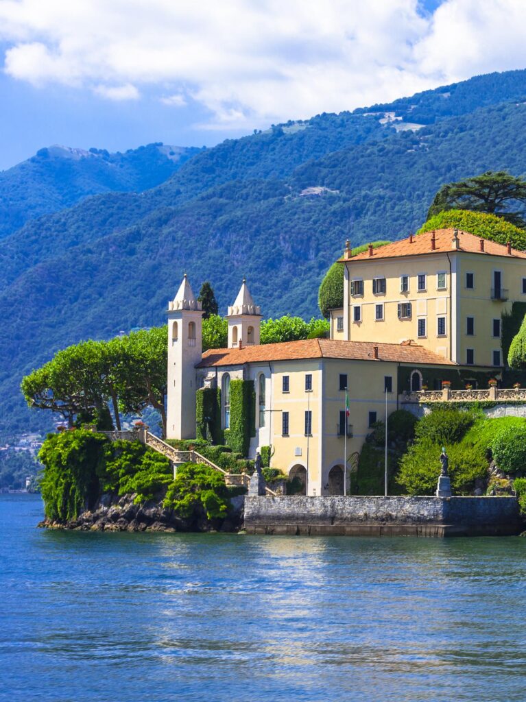 Villa del Balbianello, jezioro Como, Włochy