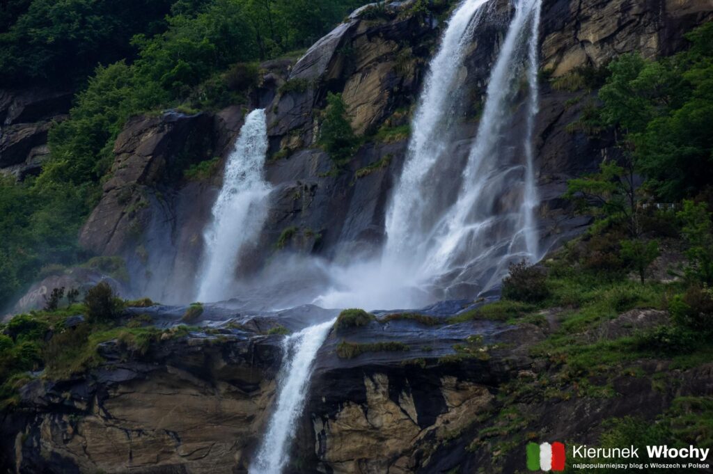 Cascate dell'Acquafraggia, Piuro, Lombardia, Włochy (fot. Łukasz Ropczyński, kierunekwlochy.pl)