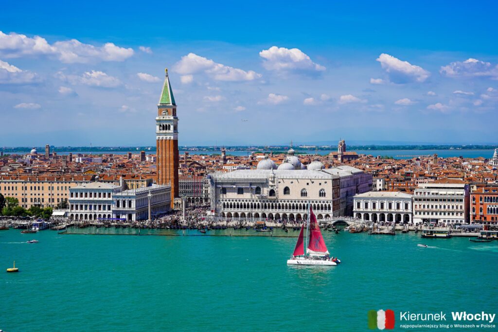 widok na Wenecję z wieży kościoła San Giorgio Maggiore (fot. Łukasz Ropczyński, kierunekwlochy.pl)