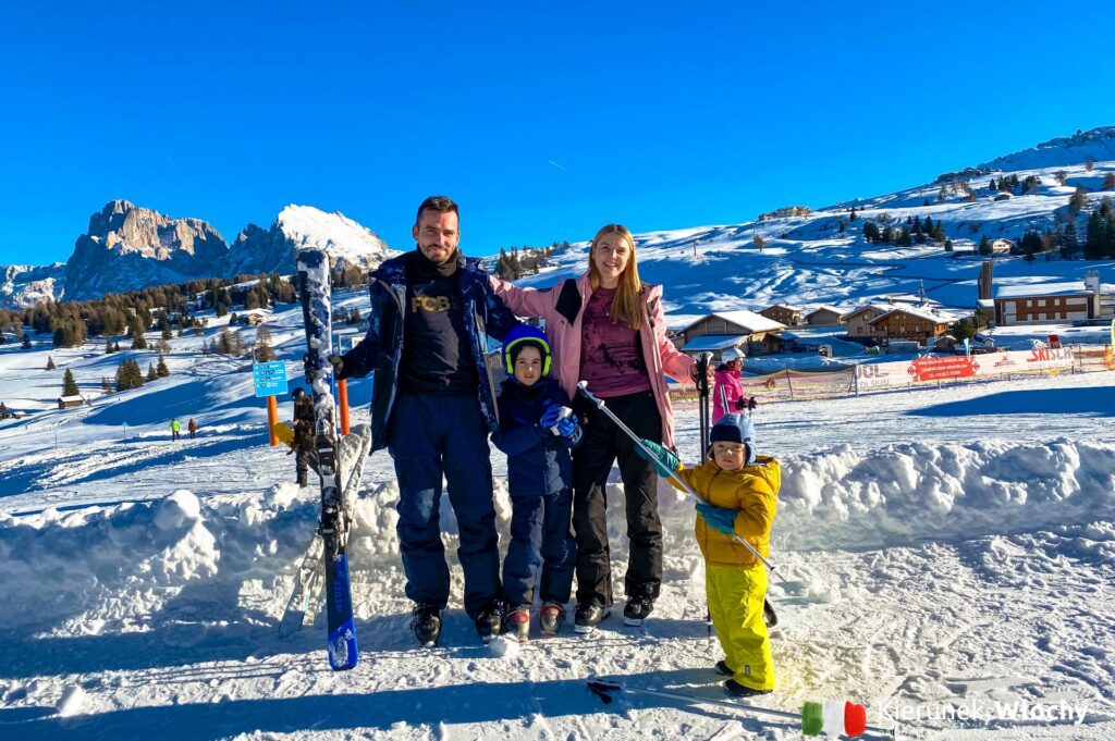 Seiser Alm / Alpe di Siusi w Południowym Tyrolu to idealny ośrodek narciarski dla rodzin z małymi dziećmi (fot. Łukasz Ropczyński, kierunekwlochy.pl)