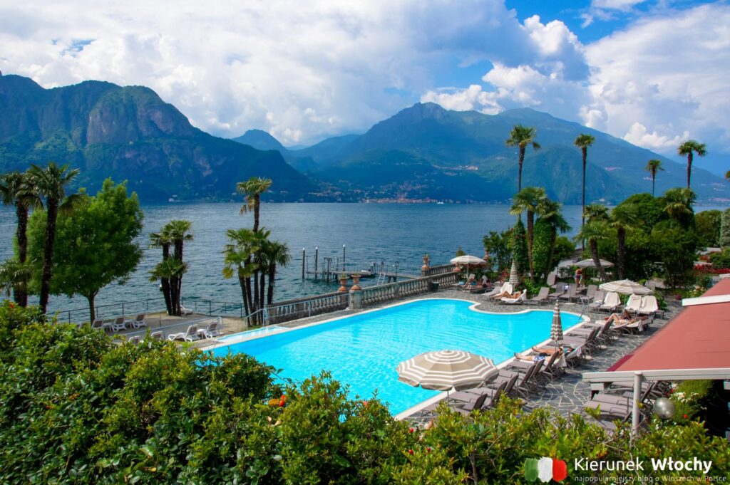 Villa Serbelloni w Bellagio - jeden z najdroższych hoteli nad jeziore Como, ale wcale nie trzeba przepłacać żeby mieć piękny widok na jezioro (fot. Łukasz Ropczyński, kierunekwlochy.pl)