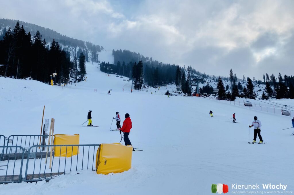 wyciąg Absam Maierl, ośrodek narciarski Obereggen Latemar, Val d'Ega, Południowy Tyrol, Włochy (fot. Łukasz Ropczyński, kierunekwlochy.pl)