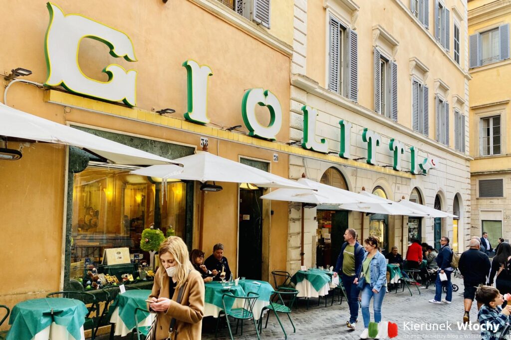 Giolitti to podobno najstarsza lodziarnia w Rzymie założona w 1890 r., Rzym, Włochy (fot. Łukasz Ropczyński, kierunekwlochy.pl)