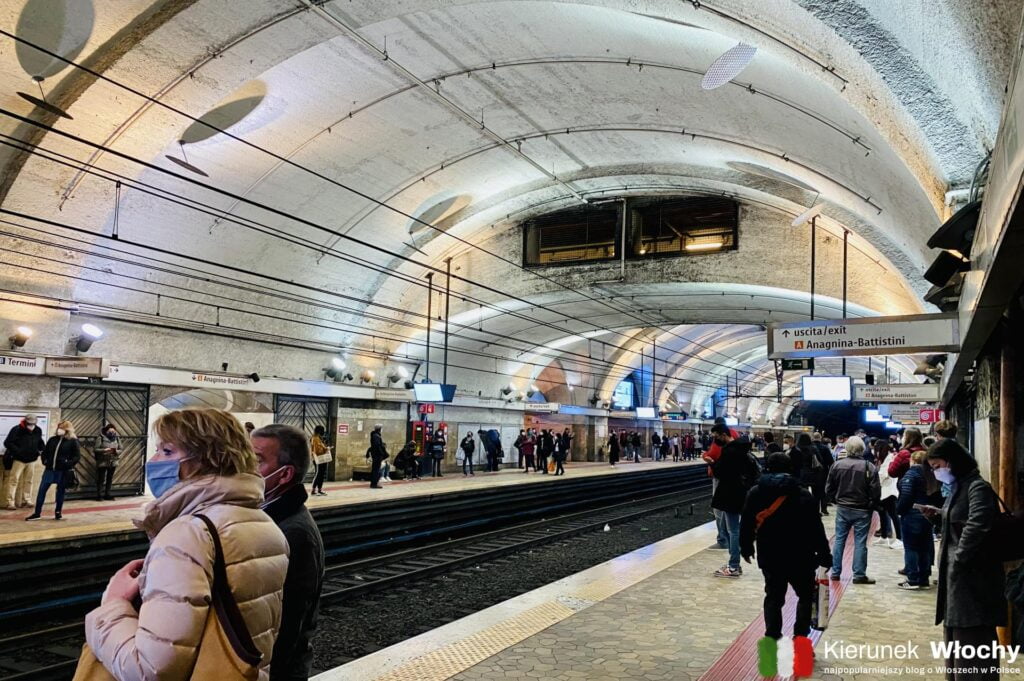 metro w Rzymie, Włochy (fot. Łukasz Ropczyński, kierunekwlochy.pl)