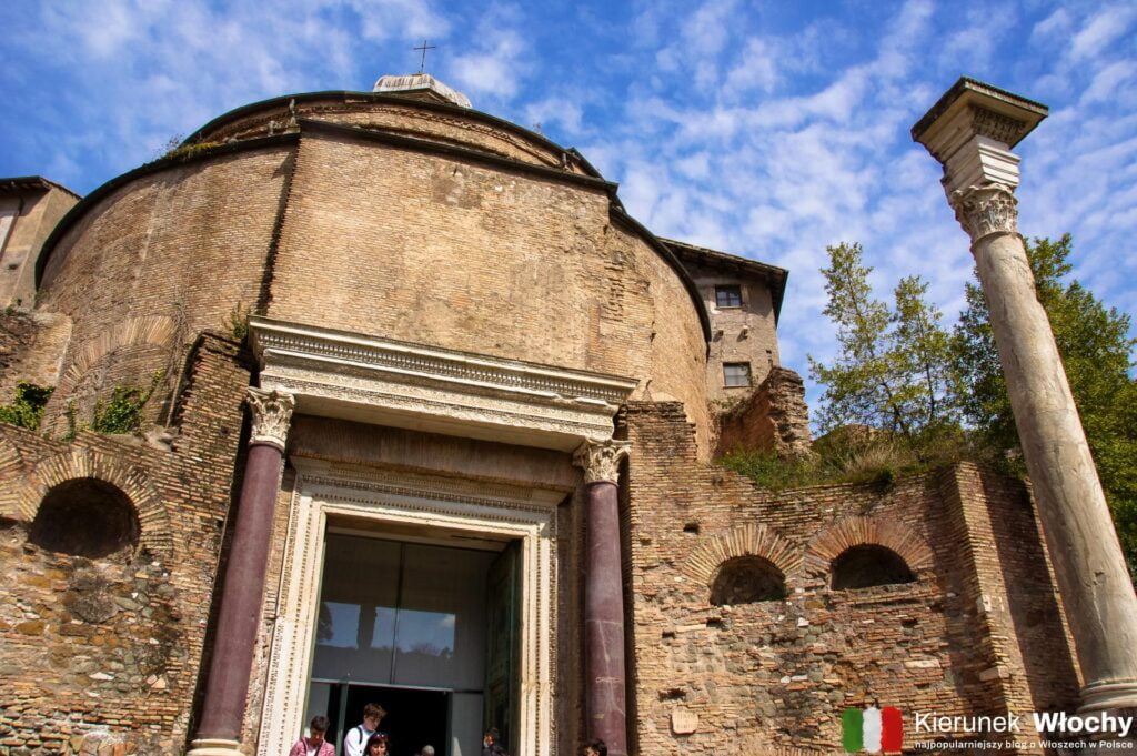 Świątynia Romulusa, Forum Romanum, Rzym, Włochy (fot. Łukasz Ropczyński, kierunekwlochy.pl)