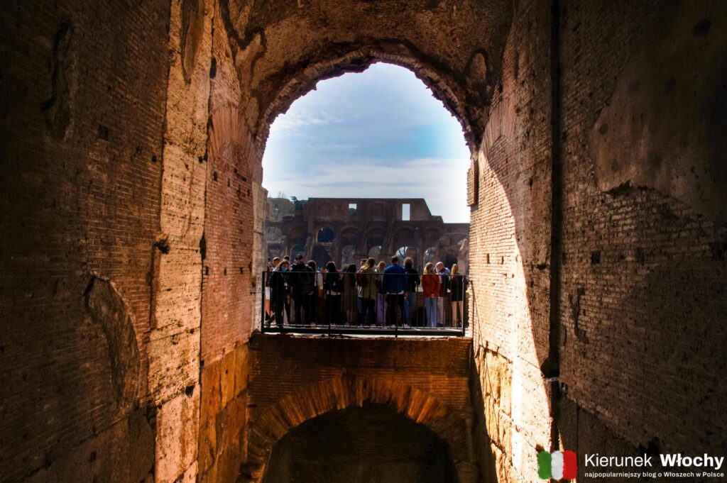 w trakcie zwiedzania Koloseum, Rzym, Włochy (fot. Łukasz Ropczyński, kierunekwlochy.pl)