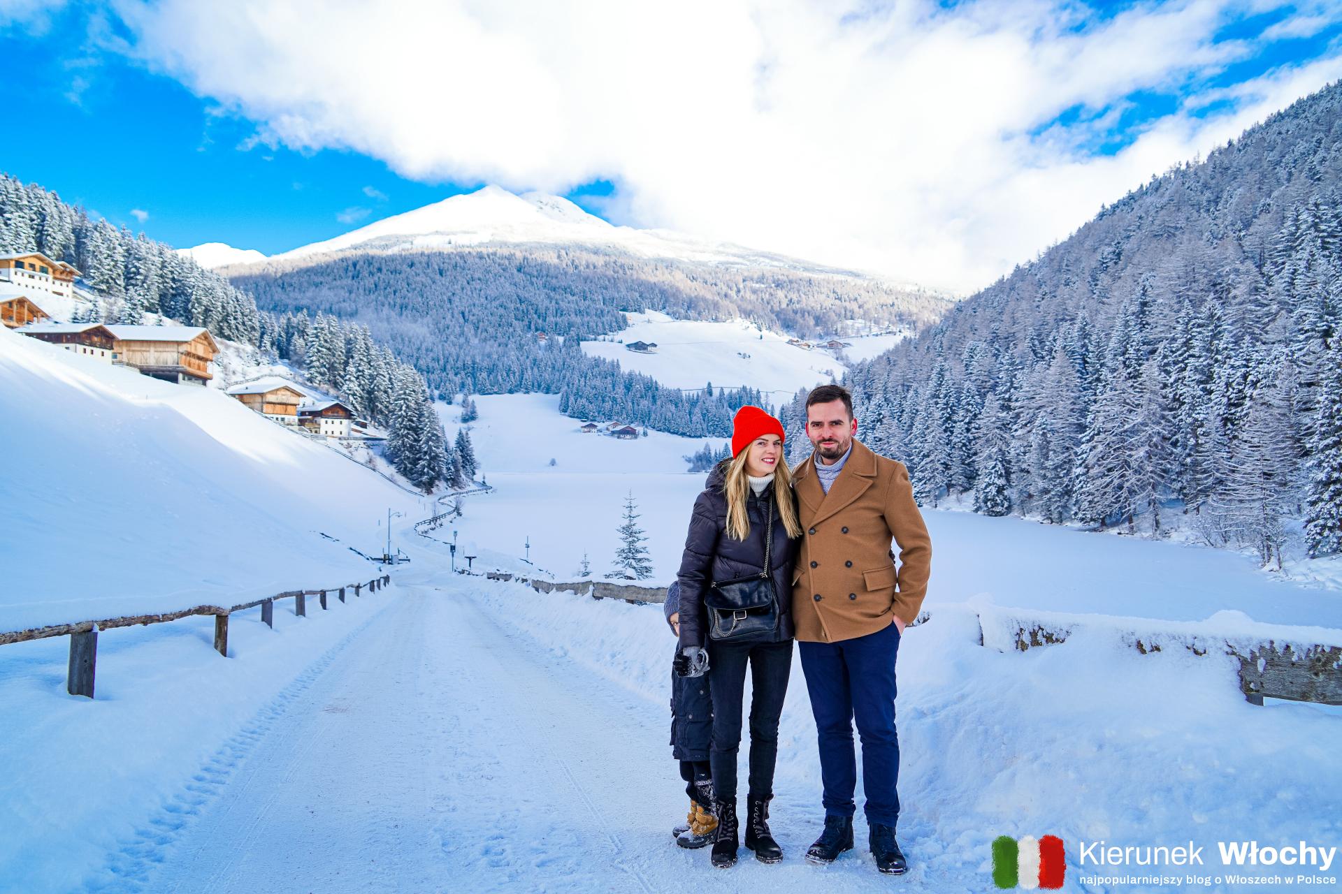 Val Sarentino / Sarntal – to tutaj na narty, sanki i zimowe spacery najchętniej przyjeżdżają Włosi z Bolzano! (fot. Natan Ropczyński, kierunekwlochy.pl)