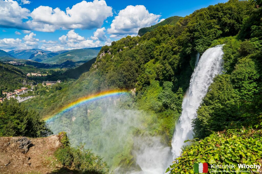 wodospad Cascata delle Marmore, który znajduje się 7 km od miasta Terni, region Umbria, Włochy (fot. Łukasz Ropczyński, kierunekwlochy.pl)