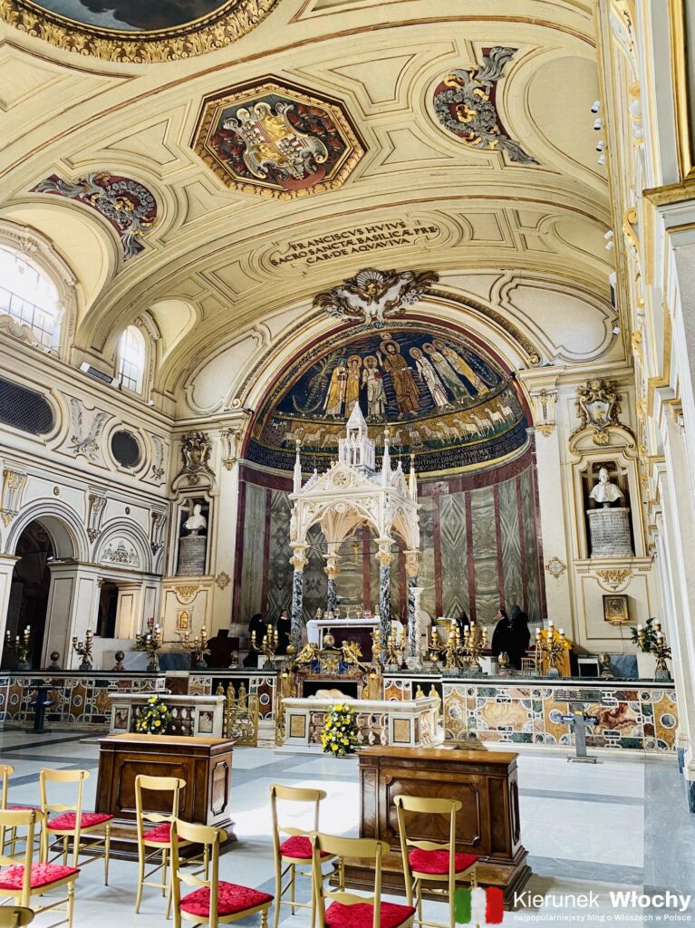 Bazylika św. Cecylii na Zatybrzu, Rzym, Włochy (fot. Łukasz Ropczyński, kierunekwlochy.pl)