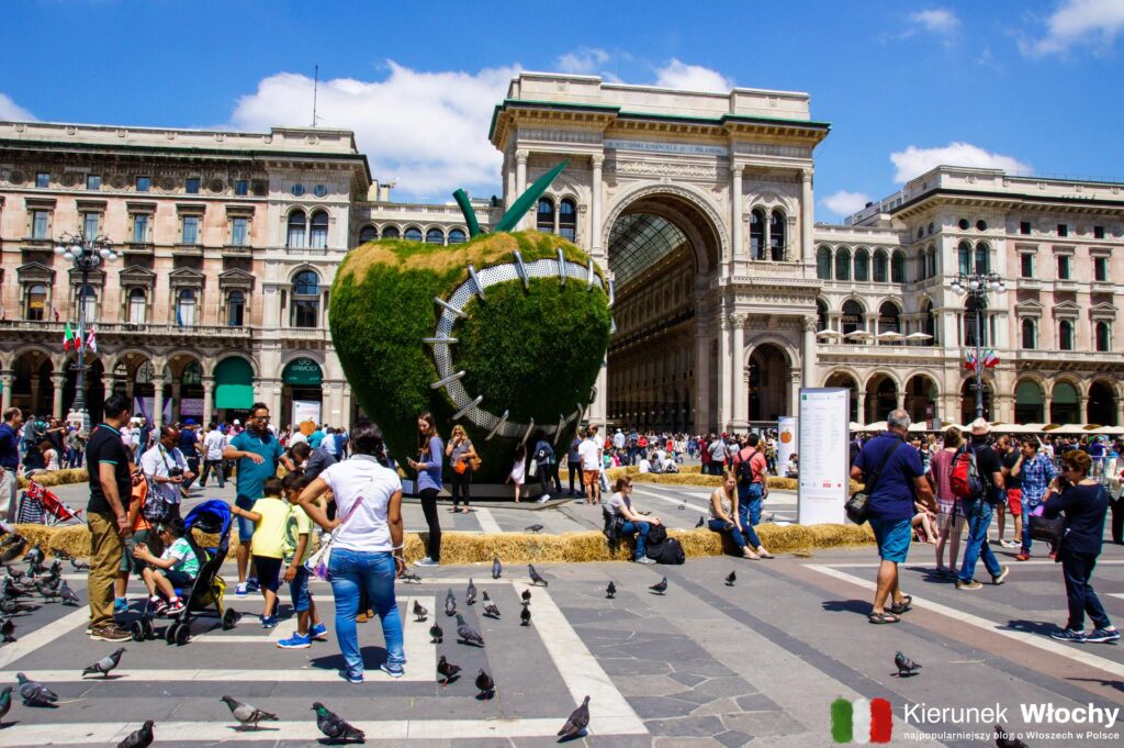 Piazza del Duomo, Mediolan, Lombardia, Włochy (fot. Łukasz Ropczyński, kierunekwlochy.pl)