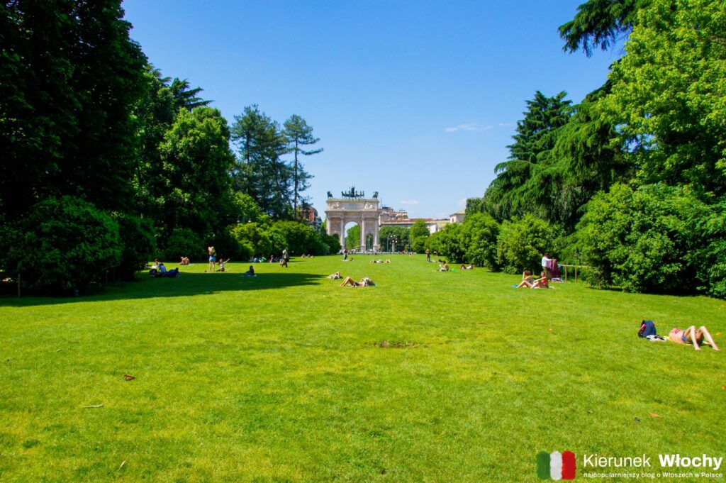 Parco Sempione, Mediolan, Lombardia, Włochy (fot. Łukasz Ropczyński, kierunekwlochy.pl)