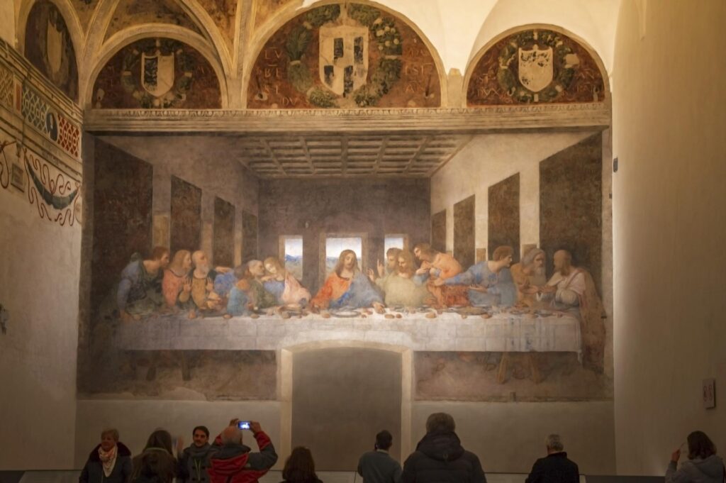 "Ostatnia Wieczerza" autorstwa Leonardo da Vinci, Mediolan, Włochy (fot. Yuri Turkov)