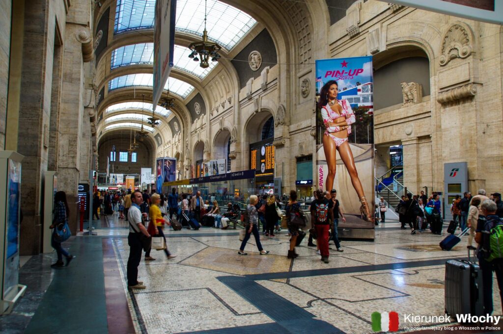 Milano Centrale, Mediolan, Lombardia, Włochy (fot. Łukasz Ropczyński, kierunekwlochy.pl)