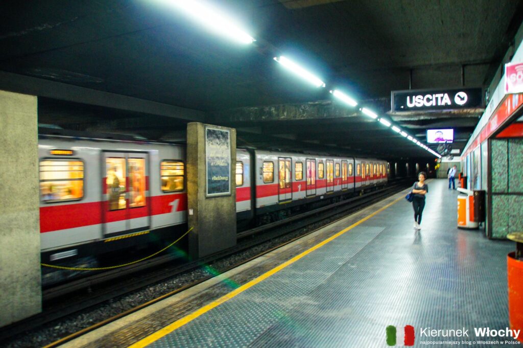 metro w Mediolanie, Lombardia, Włochy (fot. Łukasz Ropczyński, kierunekwlochy.pl)