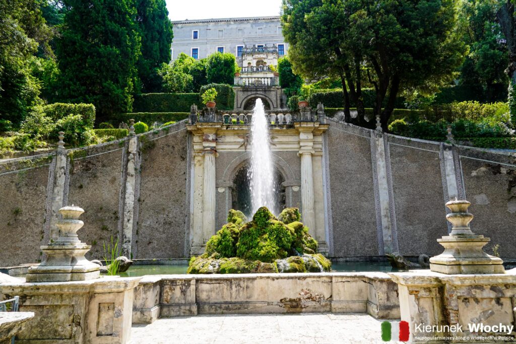 Fontanna Smoków czyli Fontana dei Draghi, Villa d'Este, Tivoli, Włochy (fot. Łukasz Ropczyński, kierunekwlochy.pl)